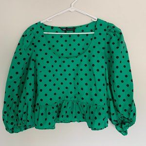Zara Polka Dot Blouse